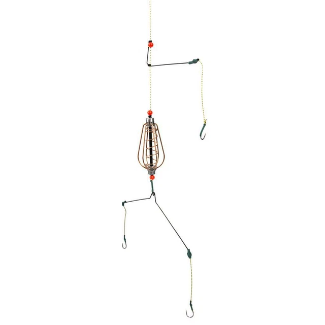 Spring Coil Fishing Feeder Tackle, Innovative Coil Inline Metal Bait Thrower Fishing Feeder Portable Para Atraer Les Plus Gros Poisson Para La Pesca (M