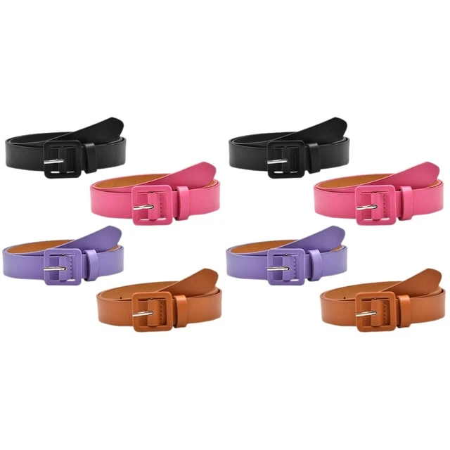 8 pcs Girls Kids Dress Belts Girls Belt Jean Belts Fashionable Kids Belts for