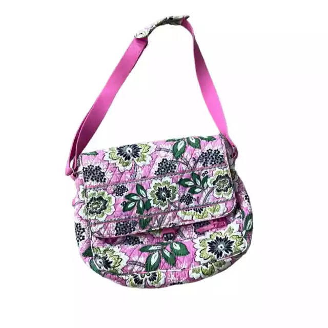 Vera Bradley Messenger Book Bag Diaper Bag