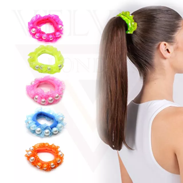 Synthetic Boxer Braids Wrap Around Chignon Ponytail With Rubber Band Hair  Ring | Fruugo DK