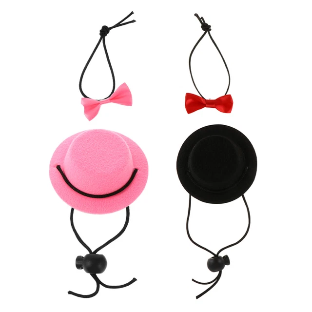 1 Set hat clip Guinea Pig Outfits Hamster Hut Bowtie Set Bunny Bowtie Hut