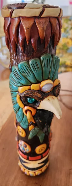 Native American Tribal Totem Rattle Maraca