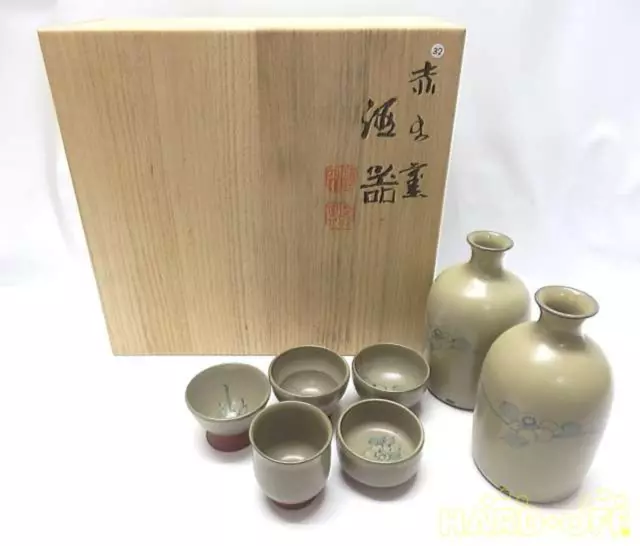 Sake vessel Mumyoi Ware Sake Set from Japan