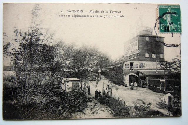Cpa 95 Val D'oise - Sannois - Moulin De La Terrasse - 1910