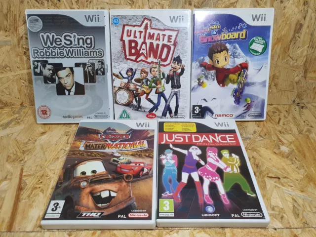 Pacchetto giochi Wii Joblot confezione da 5 titoli