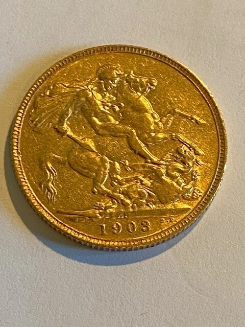 Full Gold Sovereign, Edward VII, 1903
