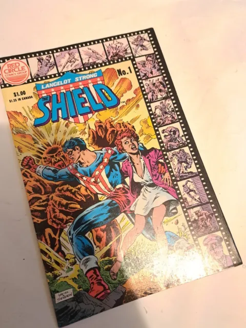 Lancelot Strong The Shield #1 1983 Issue Nice Comic Book Bronze Age! 💣