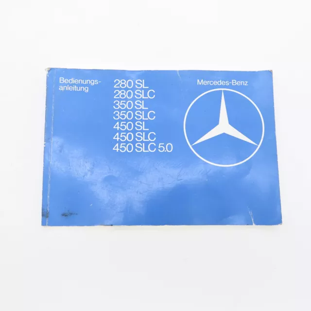 Manuel d'utilisation deutsch Mercedes Benz R107 450 SL 107 A1075848196