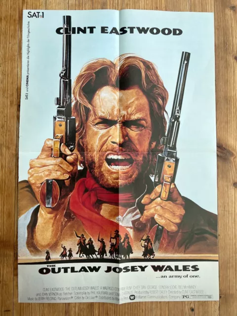 Filmposter - Der Texaner - Clint Eastwood (58x39) Sat1 Poster Edition 2
