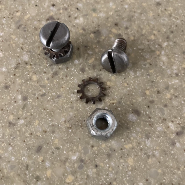 Vintage original Schwinn Rear Fender Brace Mounting Hardware Set stingray 1/2” Vintage original Schwinn Rear Fender Brace Mounting Hardware Set stingray 1/2”
