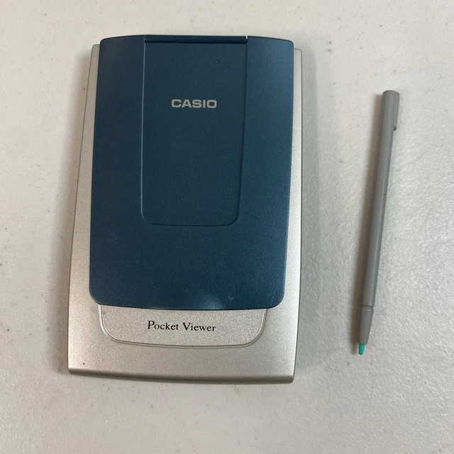 PDA Vintage Casio PV-S460 - Pocket Viewer - Écran LCD 160x160 - Argenté