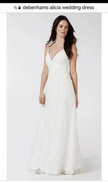 DEBENHAMS WEDDING DRESS 12 New 15.99 PicClick UK