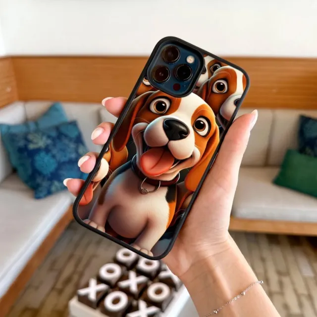 Enjoy Phone Cover happy cute beagles For iPhone 14 15 11 12 13 X XS XR Max