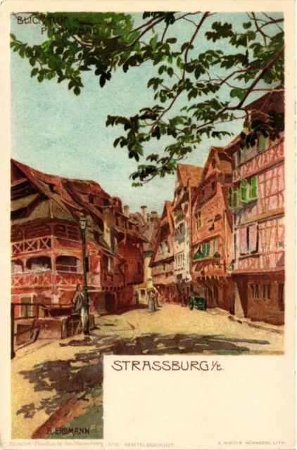 CPA AK STRASBOURG - STRASSBURG - Blick auf Pflanzbad (387048)