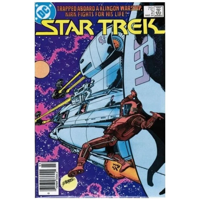 Star Trek (1984 series) #2 Newsstand in Very Fine condition. DC comics [z{