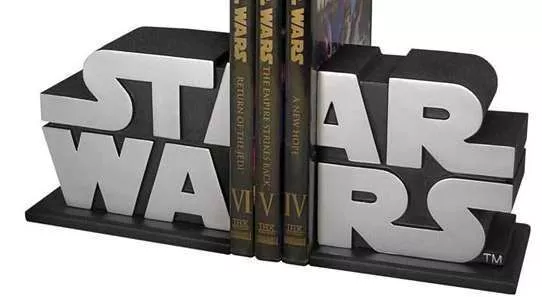 Gentle Giant - Logo Star Wars - Serre-Livres - Endbooks - Argent / Silver