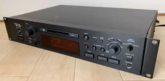 TASCAM MD-350 MINI DISC PLAYER / RECORDER MD DECK 94×483×313mm 5.5kg