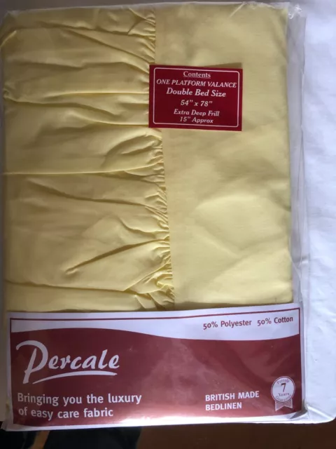 BASE LETTO MATRIMONIALE (54""x78") valance - con fronzolo extra profondo 15 pollici