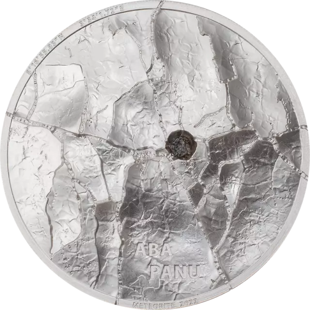 Meteorite impacts: Aba panu 2022 | 1oz silver | Cook Islands