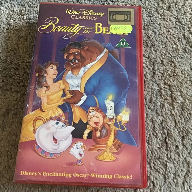 BEAUTY AND THE Beast VHS Walt Disney Classics Cassette Video X Rental £