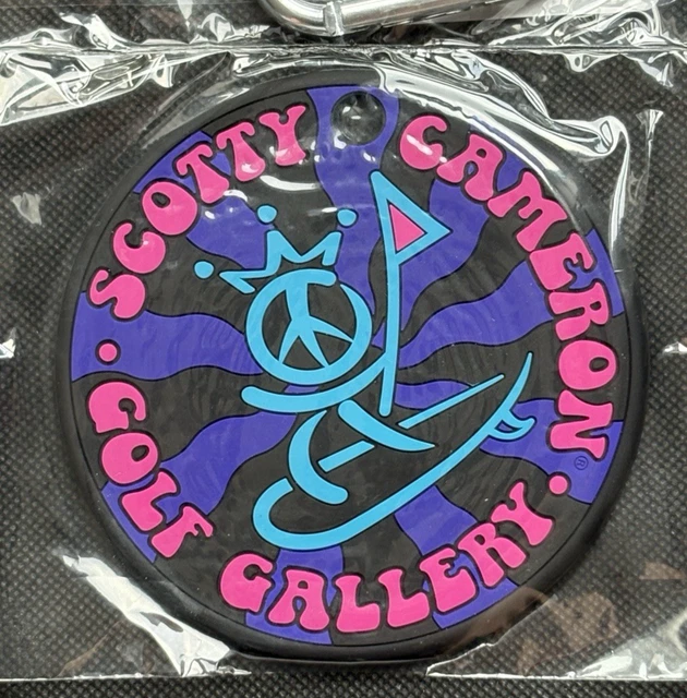 Disque De Putting Scotty Cameron Gallery Peace Surferadelic – Orange/jaune – étiquette De Sac Neuve