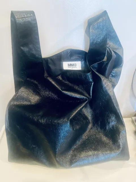 MM6 Maison Martin Margiela Black Shopping Tote f 3