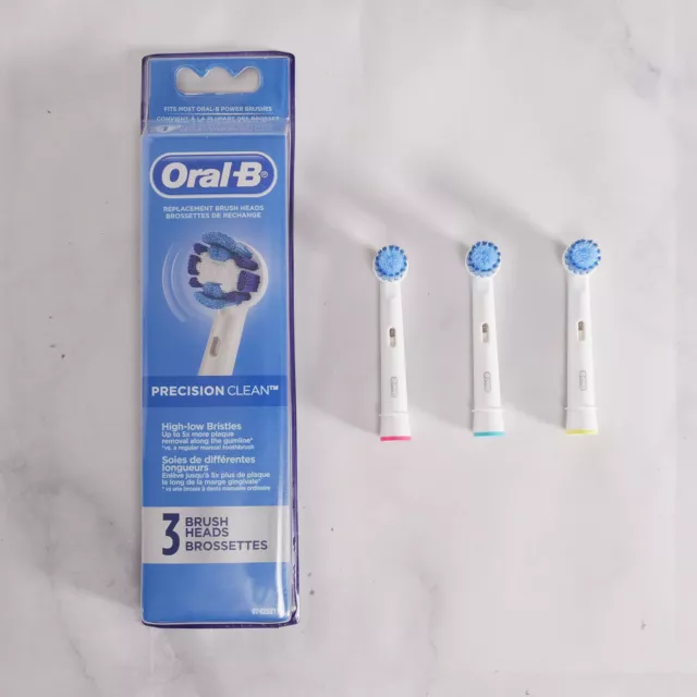 Oral-B Precision Clean Electric Toothbrush Replacement Brush Heads Refill, 3ct