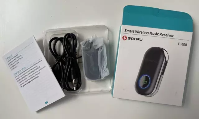 SONRU BR08 Bluetooth Adaptateur Voiture Audio Bluetooth sans Fil