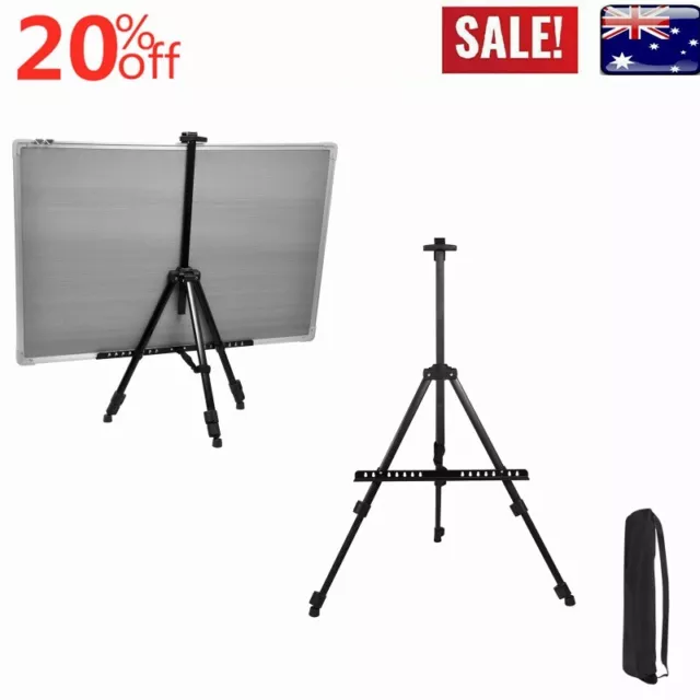 Max160cm Portable Stable Magnetic Easel Whiteboard with Telescopic Tripod Stand