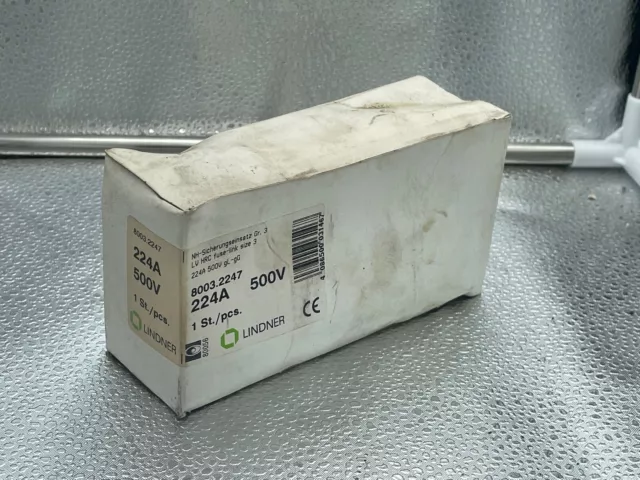LINDNER NH3 Insert Fusible 224A, 500V Gl-Gg / 8003.2247