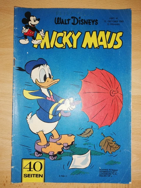 Original Walt Disneys Micky Maus Heft 41 vom 12. Oktober 1963