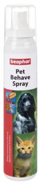 Beaphar Pet Behave Spray 125Ml Anti Scratch & Anti Chew Dog/Cat Training Spray