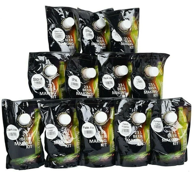 Kits de cerveza UK Brew 23L tu elección de cualquier mezcla - Gama completa UK Home Brew PAQUETE DE 5