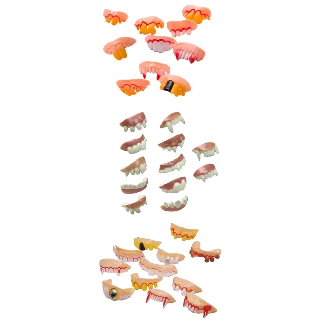 Halloween Teeth Halloween Front Teeth Adult Cosplay Costume Accessory for Party