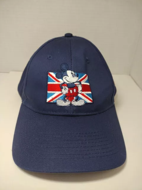 Gorra de béisbol rara bandera del Reino Unido Inglaterra con bandera de Mickey Mouse para niños 2