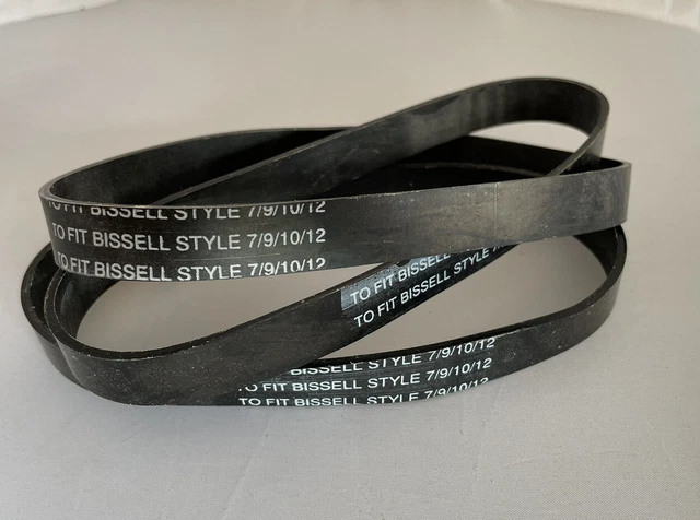MyKEEPOW 3-Pack Vacuum Belts (3031120) For Bissell Styles 7, 9, 10, 12, 14, 16 – Fits Many Models