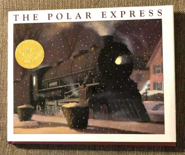 The Polar Express by Chris Van Allsburg c. 1985, HC, DJ, CD included, Caldecott