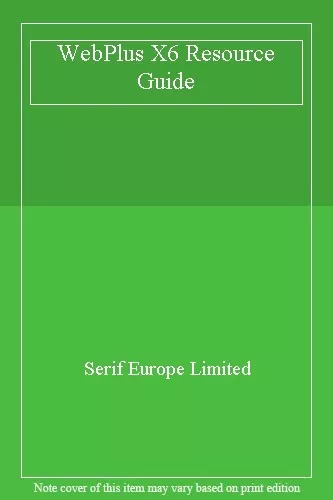 WebPlus X6 Resource Guide-Serif Europe Limited