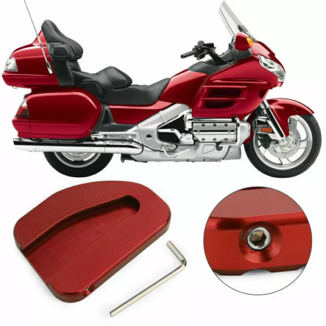 Kickstand Sidestand Extension Plate Pad For Honda GoldWing GL1800 2010-2017 T9
