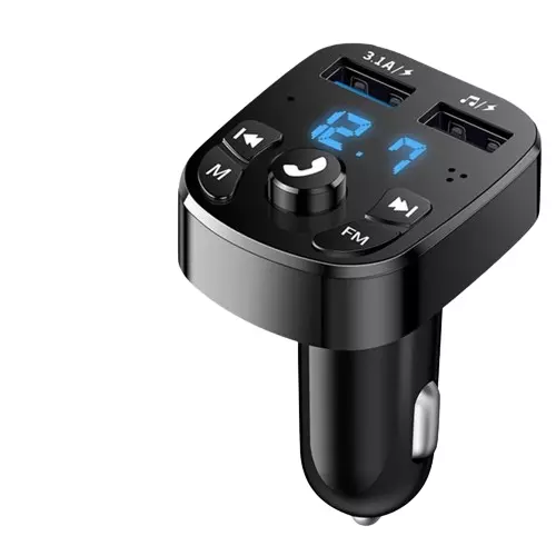 Chargeur Transmetteur FM bluetooth Audio USB,Mains libres, Voiture