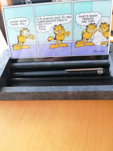 Montblanc Scenium rollerball + Artist Packaging "Jim DAVIS"      Garfield Amour