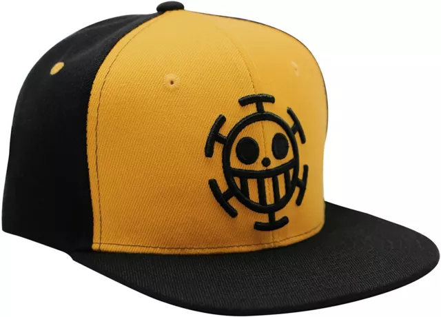 Cappello One Piece Trafalgar Law Logo Black & Yellow Cap Hat ABYstyle