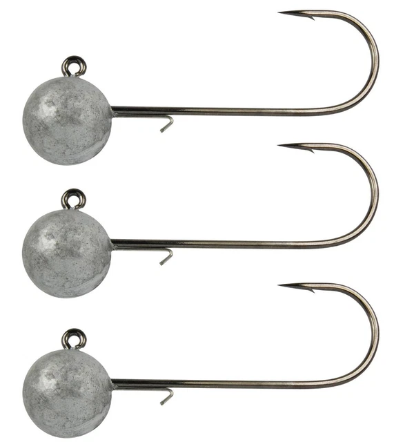 Spro Jighead HD Jig 90 - 3 Jighaken Gamakatsu, Jigkopf, Jigköpfe, Bleikopf