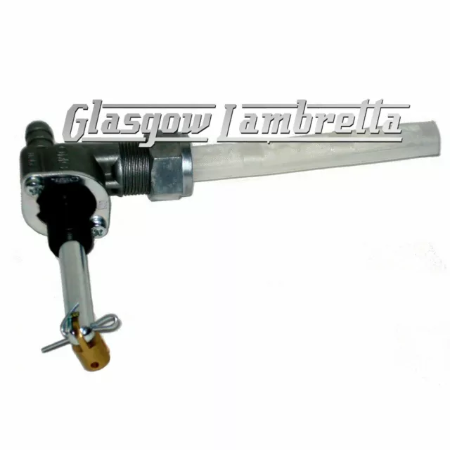 Lambretta PETROL / FUEL TAP FAST FLOW c/w REAR EXIT Italian by OMG Li/TV/SX/GP