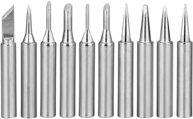 10 Pack Solder Soldering Iron Tips Standard Size Accessories Electrical Parts