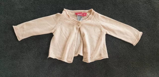 Sprout Baby Girls Cardigan Peach Pink Size 00