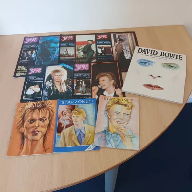 David Bowie The Starzone Interviews & Fanzine Starzone Magazines