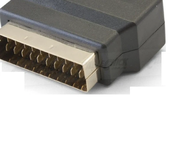 RGB SCART TO Composite RCA VIDEO AV TV ADAPTER HD CONVERTER Component ...