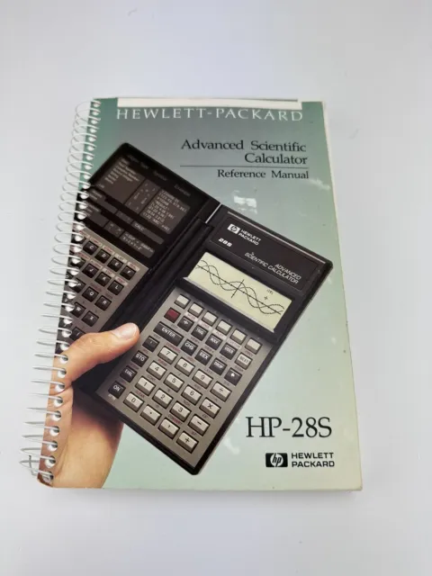 HP-28S Advanced Scientific Calculator Reference Manual Book Hewlett-Packard