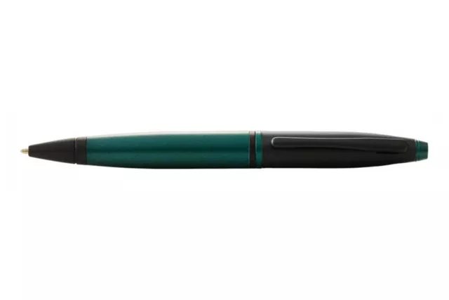 Cross Calais Metal Ballpoint Pen Matte Green/Black - AT0112S-25